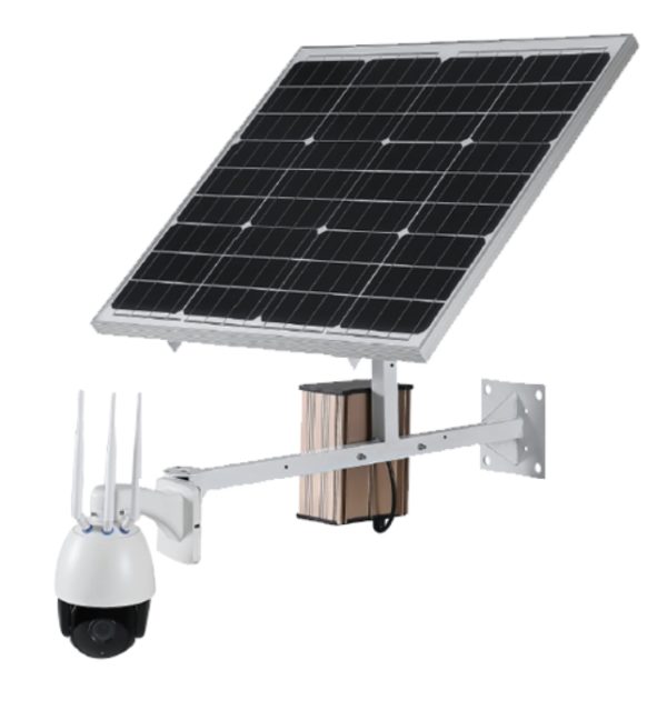 กล้องวงจรปิดโซล่าเซลล์ 3G / 4G Wireless IP PTZ Solar รุ่น N-IP7906SL-60W